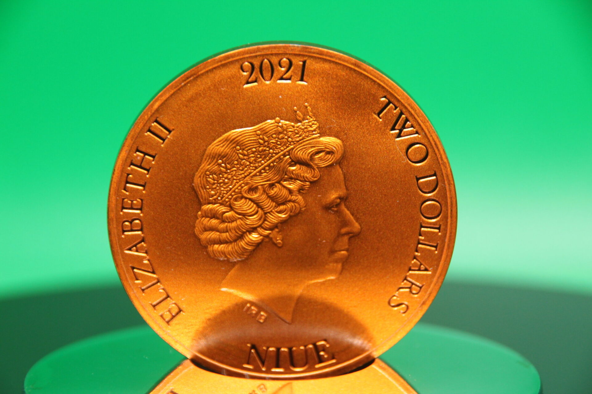 BITCOIN Cyber Orange Silver Coin 1 Oz - COIN STORE NFT